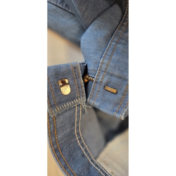 Vintage Wrangler Regular Fit Boot Cut Blue Jeans Denim 85498LB Mens 42x29 - Picture 5 of 6